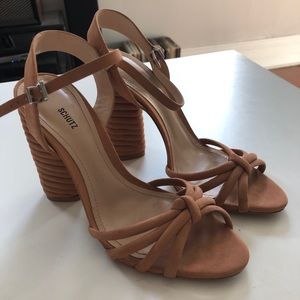 Schutz suede heels